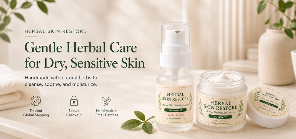 Herbal Skin Restore sensitive skin cream lifestyle image