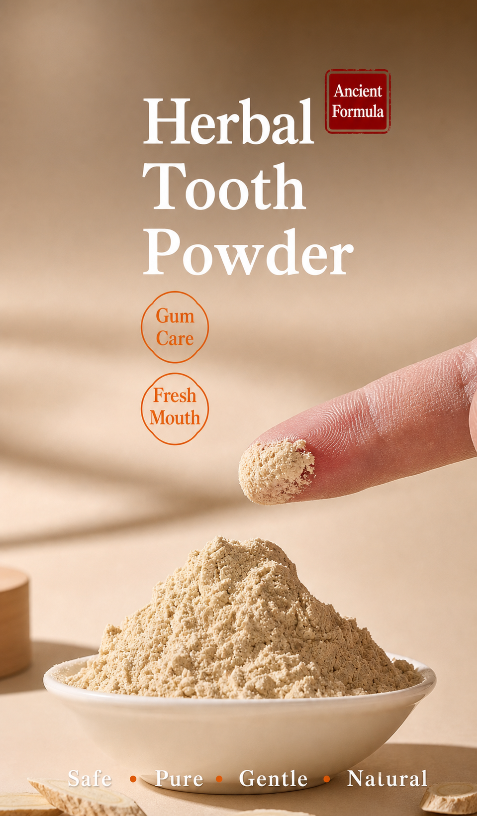 Herbal Tooth Powder – Natural Herbal Oral Care for Fresh Breath & Clean Teeth
